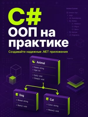 C # объектно-ориентированное программирование на практике Постер товара: C # объектно-ориентированное программирование на практике