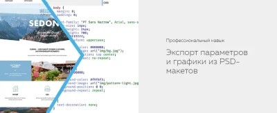 Изображение товара: Навык «Экспорт параметров и графики из PSD-макетов»