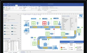 Постер товара: Microsoft Visio 2019/2016. Создание схем, графиков и диаграмм