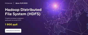 Постер товара: Hadoop Distributed File System (HDFS)