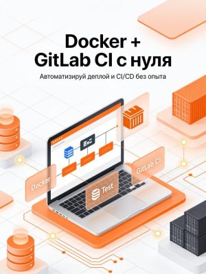 Docker + Gitlab CI для начинающих Постер товара: Docker + Gitlab CI для начинающих