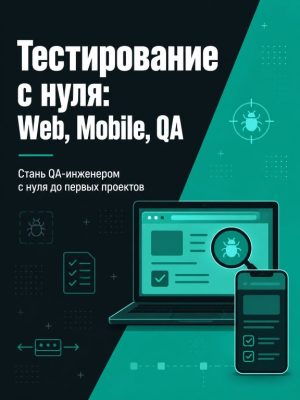 Постер товара: Тестирование с нуля. Web, Mobile, Postman, Jmeter
