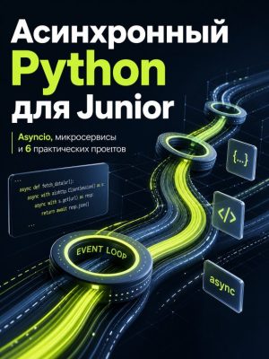 Постер товара: Асинхронное программирование на Python для джуниор-разработчиков