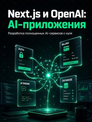 Постер товара: Next JS и Open AI / GPT: приложения следующего поколения Next JS и AI
