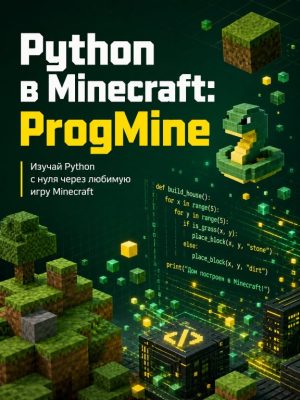 Постер товара: ProgMine ★ Большой курс по программированию на Python в Minecraft