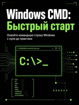 Windows CMD - быстрый старт Постер товара: Windows CMD - быстрый старт