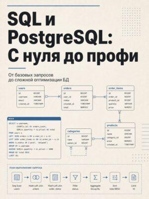 Базы данных и SQL - с нуля до профи - PostgreSQL Постер товара: Базы данных и SQL - с нуля до профи - PostgreSQL
