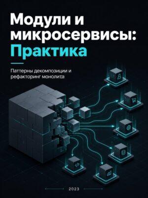 Практики разделения на модули и микросервисы Постер товара: Практики разделения на модули и микросервисы