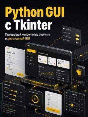 Постер товара: Деcктопные приложения Python с Tkinter