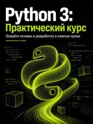Постер товара: Практический курс Python 3 для программистов, учитывающих сроки