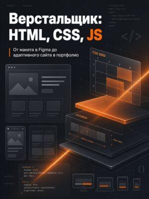 Компетенция Верстальщик - HTML, CSS, JavaScript Постер товара: Компетенция Верстальщик - HTML, CSS, JavaScript