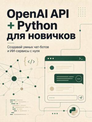 OpenAI API + Python для новичков. Пишем свои ИИ приложения Постер товара: OpenAI API + Python для новичков. Пишем свои ИИ приложения