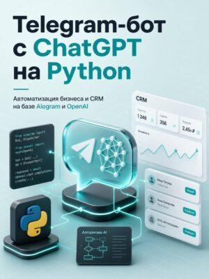 Постер товара: Создаем корпоративного Telegram бота на Python с ChatGPT внутри