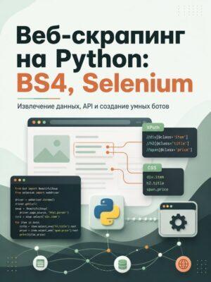 Освойте веб-скрапинг и автоматизацию на Python с использованием BS4 и Selenium Постер товара: Освойте веб-скрапинг и автоматизацию на Python с использованием BS4 и Selenium