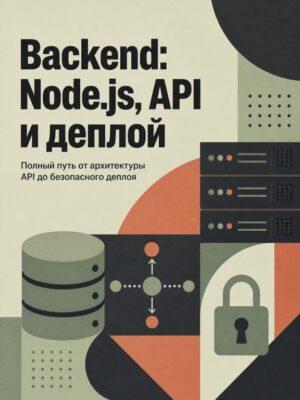Backend: Node.js, API, базы данных, безопасность и деплой Постер товара: Backend: Node.js, API, базы данных, безопасность и деплой