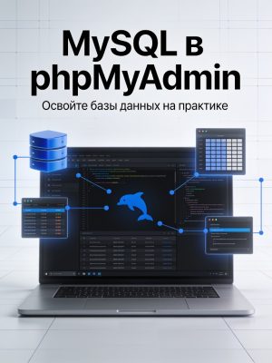 Постер товара: Базы данных MySQL в phpMyAdmin