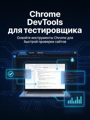 Постер товара: Chrome DevTools: Инструменты тестировщика