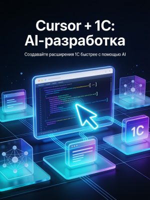 Постер товара: Cursor + 1C: AI-разработка расширений