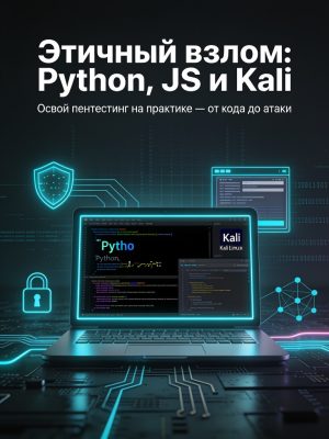 Постер товара: Этический взлом с помощью Python, JavaScript и Kali Linux