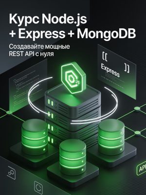 Постер товара: Фундаментальный курс Node.js + Express + MongoDB