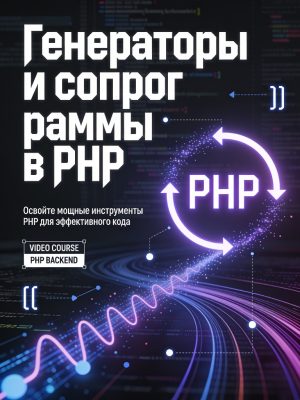 Генераторы и сопрограммы в PHP Постер товара: Генераторы и сопрограммы в PHP