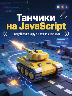 Постер товара: Игра танчики на Javascript. Интенсив
