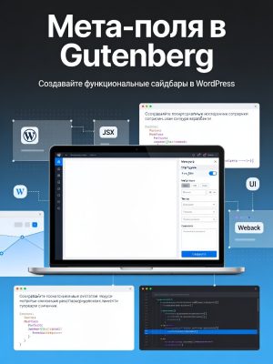 Постер товара: Мета поля в Gutenberg (wordpress)