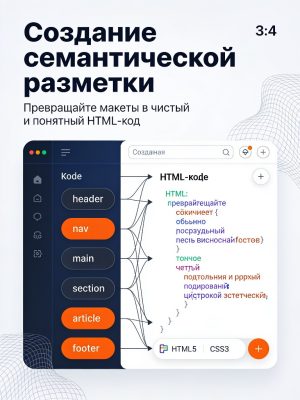 Постер товара: Навык «Создание семантической разметки по макету»