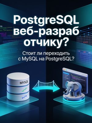 Постер товара: Нужна ли веб-разработчику PostgreSQL?