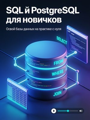 Практический курс для новичков по SQL и PostgreSQL Постер товара: Практический курс для новичков по SQL и PostgreSQL