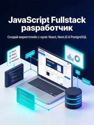 Постер товара: Практический курс «Javascript Fullstack разработчик»