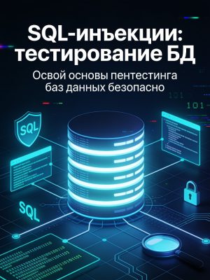 SQL инъекции и тестирование баз данных для начинающих Постер товара: SQL инъекции и тестирование баз данных для начинающих